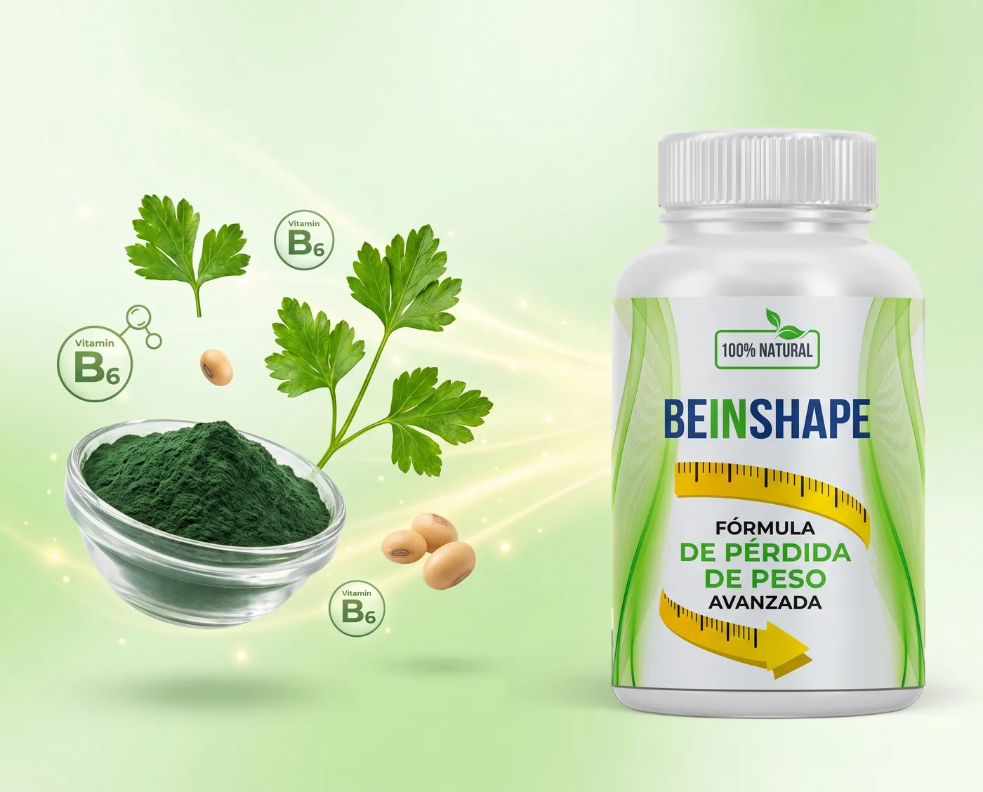 Ingredientes naturales y fórmula BeInShape